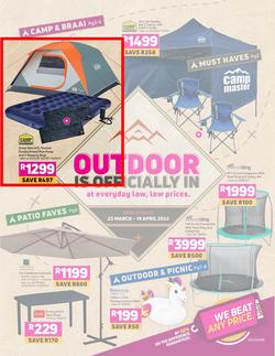 Game : Outdoor Is Officially In At Everyday Low, Low Prices (23 March - 19 April 2022), page 1
