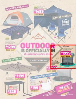 Game : Outdoor Is Officially In At Everyday Low, Low Prices (23 March - 19 April 2022), page 1