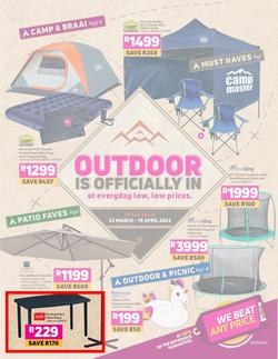 Game : Outdoor Is Officially In At Everyday Low, Low Prices (23 March - 19 April 2022), page 1