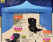 Ozark Trail 3m x 3m Gazebo With 2 Side Panels