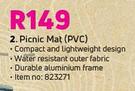 Campmaster Picnic Mat PVC