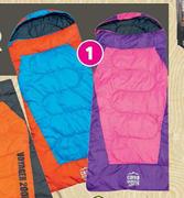 Campmaster Camp Junior Adventure Sleeping Bags Assorted-Each