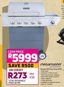 Megamaster Sizzler 500 Gas Braai RSP