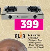 Alva 2 Burner Gas Stove