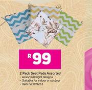 2 Pack Seat Pads Assorted