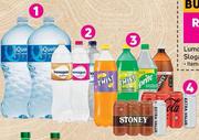 Bonaqua Sparkling Flavoured Water Or Bonaqua Still Water Assorted-1.5L Each