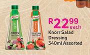 Knorr Salad Dressing Assorted-340ml Each