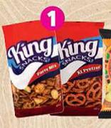 King Snacks Pretzel Or Party Mix-400g Each