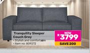 Tranquility Sleeper Couch (Grey) 809272