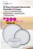 Mainstays 12 Piece Porcelain Dinner Sets Stackable Or Coupe 850024005/850023954/850035266/850023995
