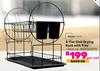 Mainstays 2 Tier Dish Drying Rack With Tray 850023979-Per Set
