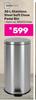 Mainstays 30L Stainless Steel Soft Close Pedal Bin 850027446