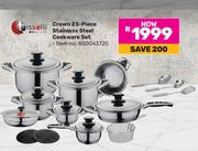 Tissolli Crown 23 Piece Stainless Steel Cookware Set 850043720
