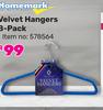 Homemark Velvet Hangers (8-Pack)