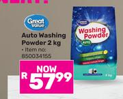 Great Value Auto Washing Powder-2kg 