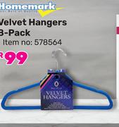 Homemark Velvet Hangers (8-Pack)