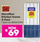 GRSAVE Microfibre Kitchen Towels (2-Pack)