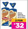 Albany Superior Sliced White Bread-For 2 x 700g