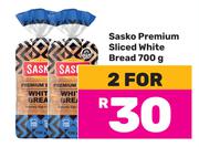 Sasko Premium Sliced White Bread-For 2 x 700g