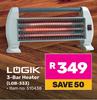 Logik 3 Bar Heater LGB-333 510438