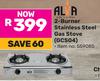 Alva 2 Burner Stainless Steel Gas Stove GCS04 559085