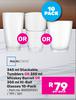 Mainstays 345ml Stackable Tumblers/355ml Whisky Barrell/350ml Hi Ball Glasses 10pk 850029251/199/261