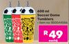600ml Soccer Dome Tumblers 850044586