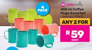 Miss Molly 450ml Coffee Mugs Assorted 779673-For Any 2