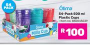 Otima 54 Pack 500ml Plastic Cups 850043039