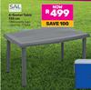 Sal Outdoor 6 Seater Table 135cm 777664
