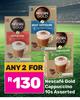 Nescafe Gold Cappuccino Assorted-For Any 2 x 10s