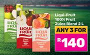 Liqui-Fruit 100% Fruit Juice Blend-For Any 3 x 2Ltr