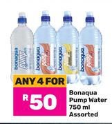 Bonaqua Pump Water Assorted-For Any 4 x 750ml