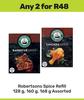 Robertsons Spice Refill Assorted-For Any 2 x 128g/160g/168g