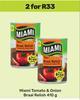 Miami Tomato & Onion Braai Relish-For 2 x 410g                                        