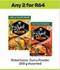Robertsons Curry Powder Assorted-For Any 2 x 200g