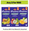 Fruitree 40% Fruit Blend Assorted-For 2 x 2L