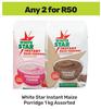 White Star Instant Maize Porridge Assorted-For 2 x 1Kg