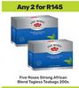 Five Roses Strong African Blend Tagless Teabags-For 2 x 200s