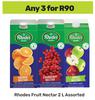 Rhodes Fruit Nectar Assorted-For 3 x 2L