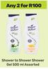 Shower To Shower Shower Gel Assorted-For 2 x 500ml