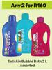 Satiskin Bubble Bath Assorted-For 2 x 2L