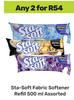 Sta Soft Fabric Softener Refill Assorted-For Any 2 x 500ml