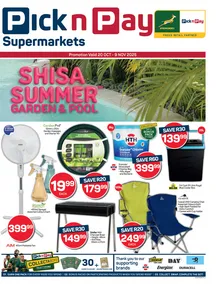 Pick n Pay : Garden & Pool (20 October - 09 November 2025)