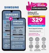 2 x Samsung Galaxy A17 Smartphone-On Red Flexi 160 + Red Flexi 85