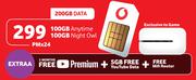 Vodacom 200GB Sim