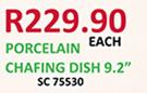 Porcelain Chafing Dish 9.2" SC75530