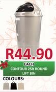 Contour 25Ltr Round Lift Bin 