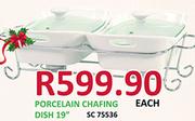 Porcelain Chafing Dish 19" SC75536-Each