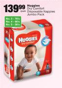 Huggies Dry Comfort Disposable Nappies Jumbo Pack-Per Pack
